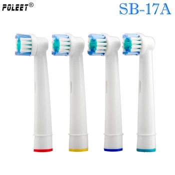 

DHL 1600PCS SB-17A EB17 SB17A Electric Toothbrush Heads Replacement For Oral-B1 ToothBrush Heads Hygiene Care Soft Bristles