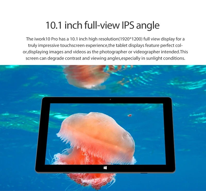 Clearance ALLDOCUBE 10.1" iwork10 Pro  Windows10+Android5.1 Intel Atom x5-Z8350 4GB RAM 64GB ROM Tablet PC HDMI Dock Keyboard IPS1920*1200 4