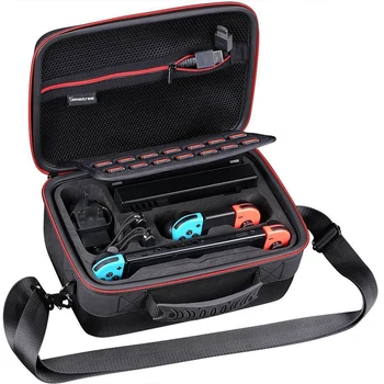 

Smatree Portable bag Carrying Case for Nintend Switch console,dock,Nindendo Joy-Con grip,AC adapter,two Joy-Con strap