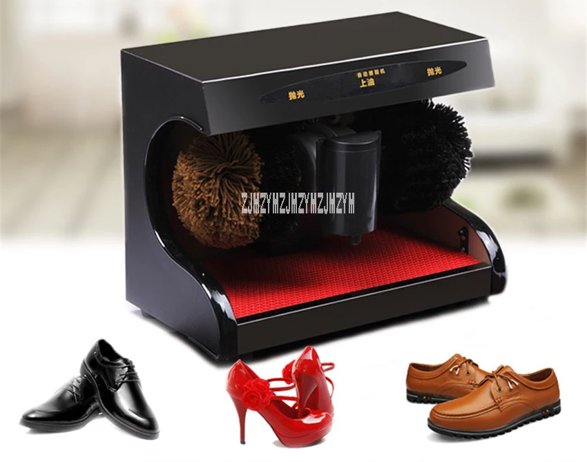 YK-D51 электрический прибор для чистки обуви для мужчин и женщин, набор для чистки обуви, набор кистей для обуви, полностью Автоматическая Индукционная машинка для чистки обуви