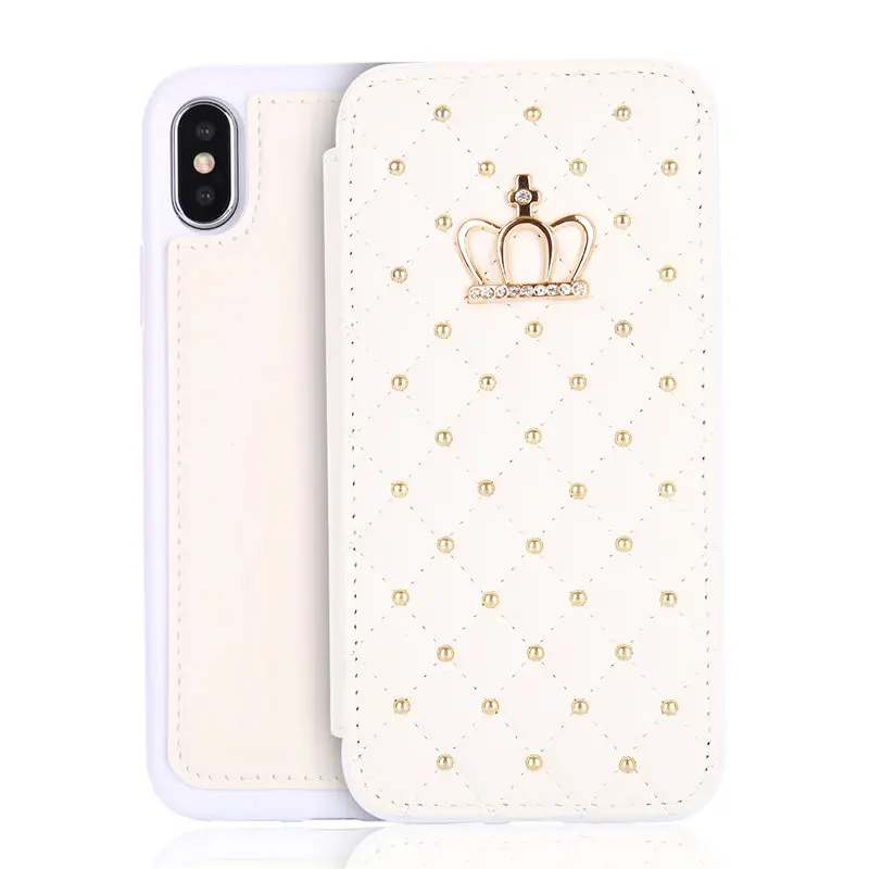 BELIAL Phone Case for iPhone 7 Case Wallet Flip Cover Luxury Diamond Leather Soft TPU Cover for iPhone X 5 5S SE 6 6s 7 8 Plus  (16)