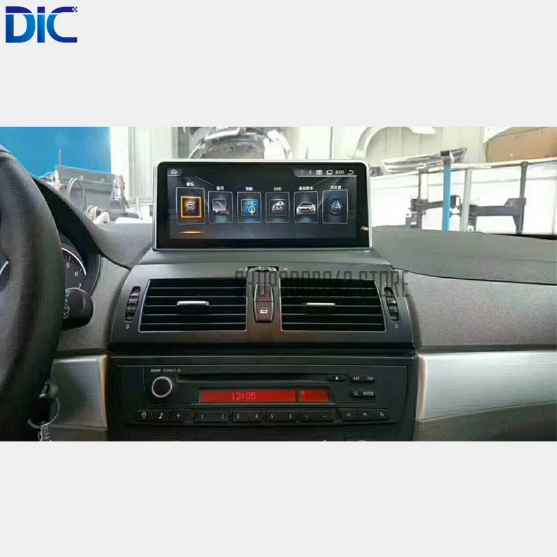 Excellent 7.1 Android system RAM 3G ROM 32G player dual system 10.25 mirror link GPS video navigation  steering wheel For X3 2006-2012 7