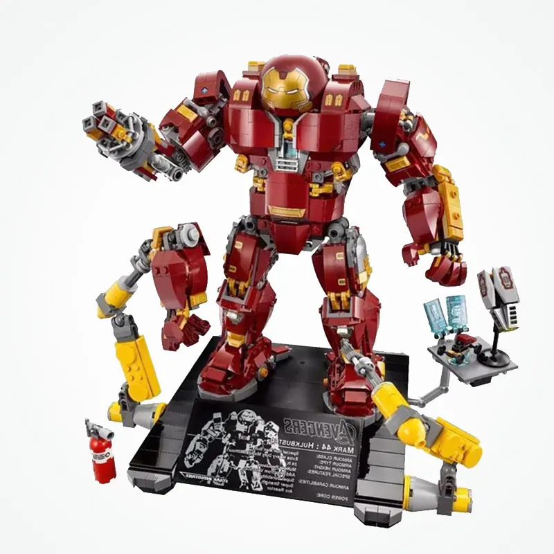 

Marvel Super Heroes The Hulkbuster Mech Ultron Edition Iron Man Mark Set Blocks Blocks Avengers Toys