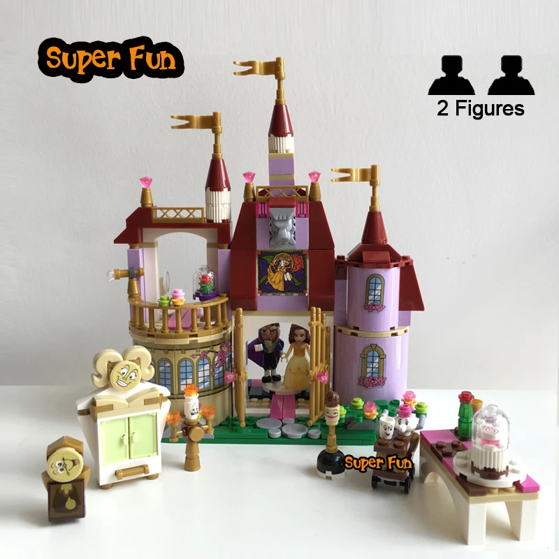 

397PCS Beauty and The Beast Friend princess Bella Enchanted Castle Building Blocks Compatible with legoingly