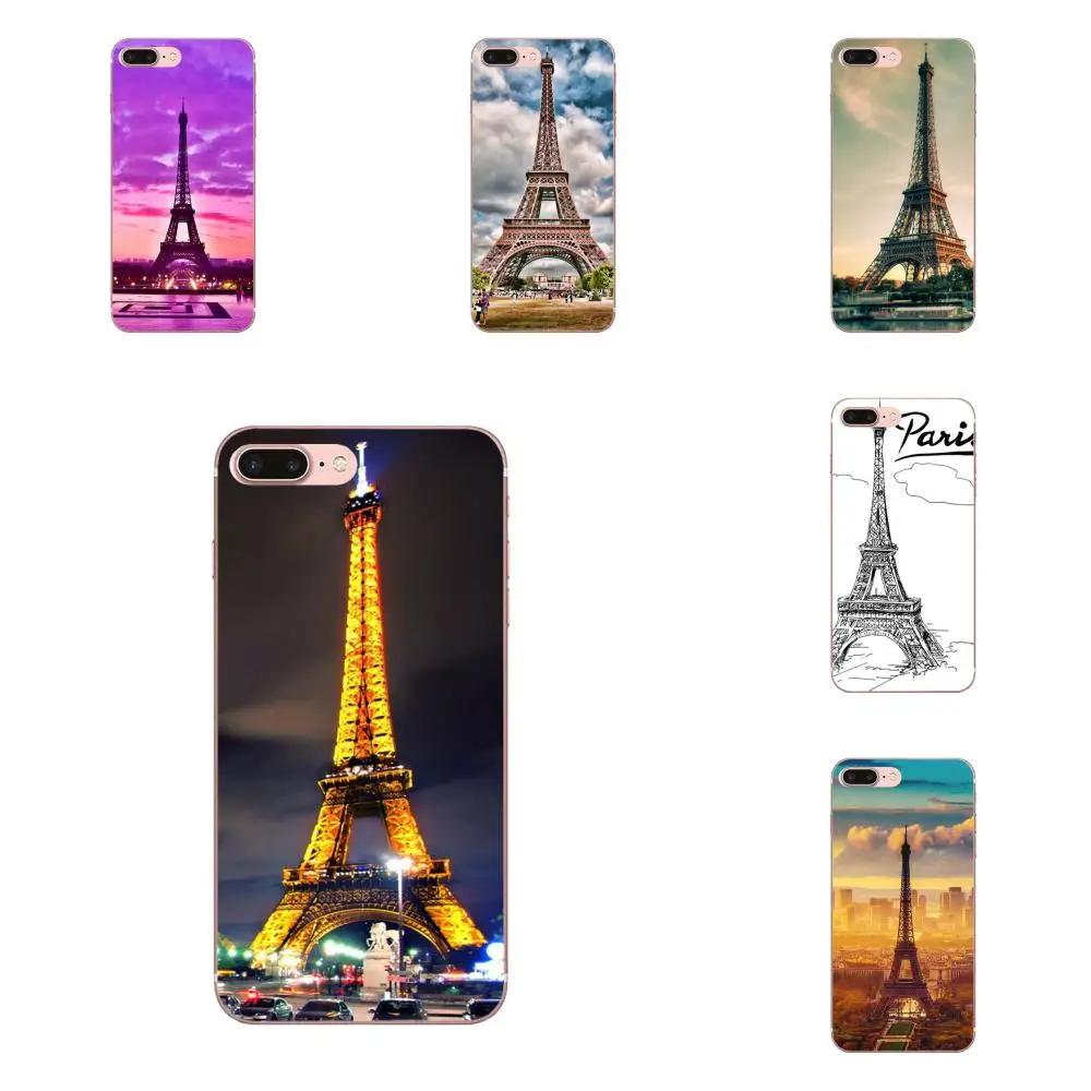 

Romantic Paris Eiffel Tower Love Soft Rubber Shell Phone Case For Apple iPhone X XS Max XR 4 4S 5 5C 5S SE 6 6S 7 8 Plus
