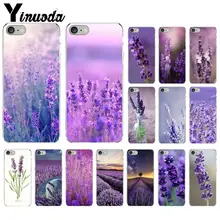 Yinuoda простой Лавандовый Фиолетовый цветы Мягкий силиконовый чехол для телефона чехол для Apple iPhone 8 7 6 6S Plus X XS MAX 5 5S SE XR чехол
