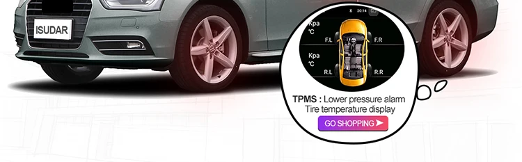 Perfect Isudar 2 Din Auto Radio Android 9 For Audi/A4/S4 2002-2008 Quad Cores RAM 2GB Car Multimedia Video DVD Player GPS USB DVR FM/AM 21