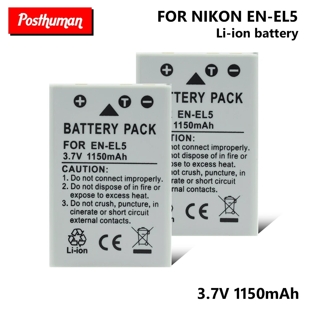Запасные аккумуляторы для Nikon Coolpix 3700 4200 5200 5900 7900 1150mAh P5100 P6000 P80 P90 P100 P500 |