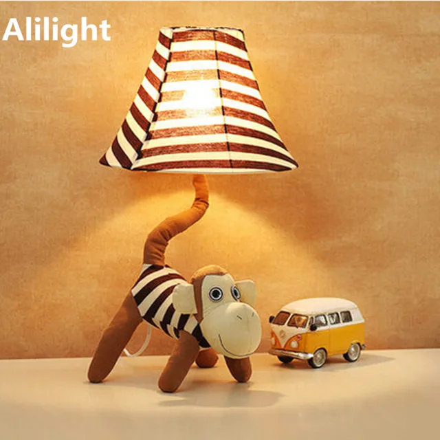 Lovely LED E27 Creative Monkey Dimmable Table Lamp Desk Light Bedside