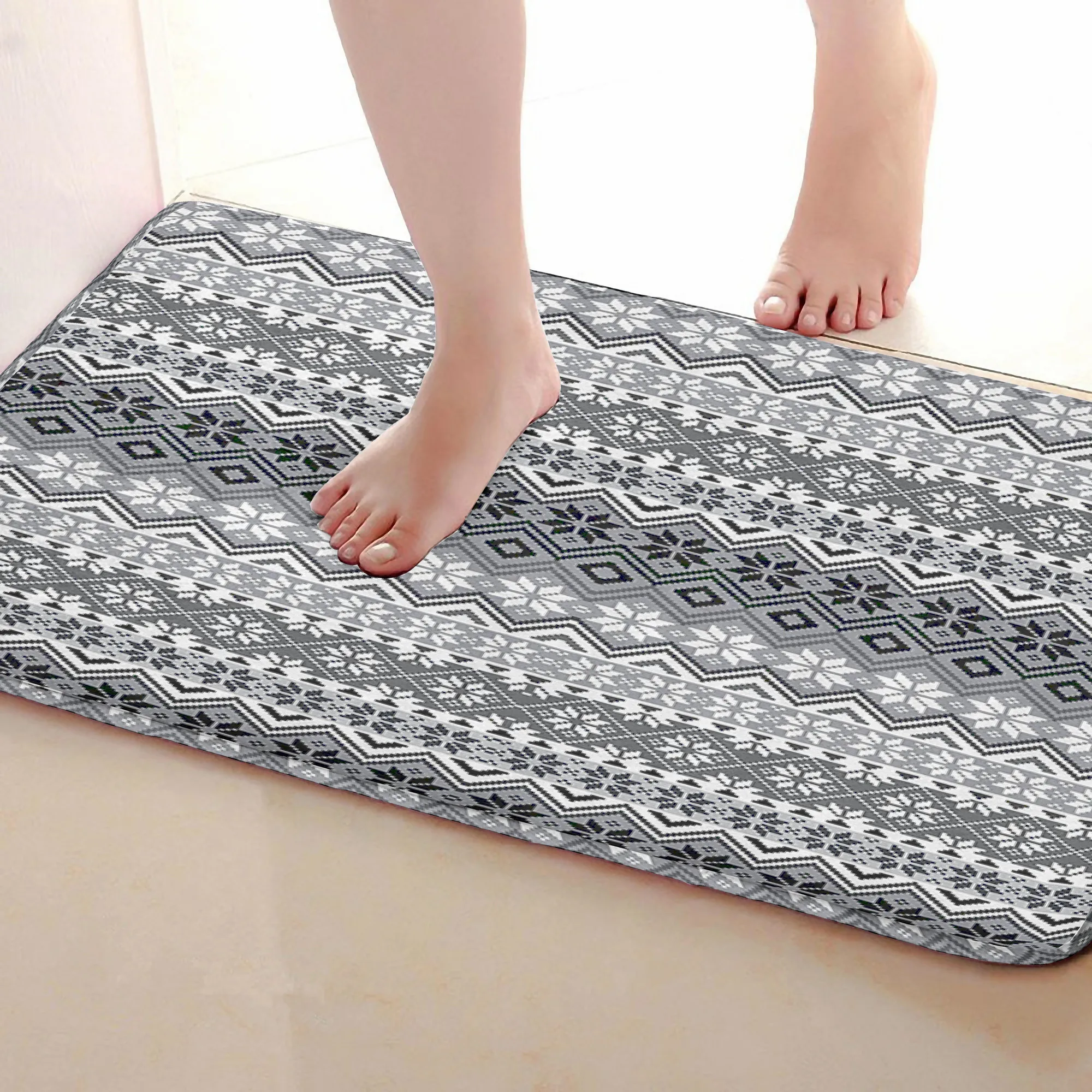 Полосатые стильные коврики для улицы, забавные Противоскользящие коврики для ванной, дверные коврики, дверные коврики под входную дверь