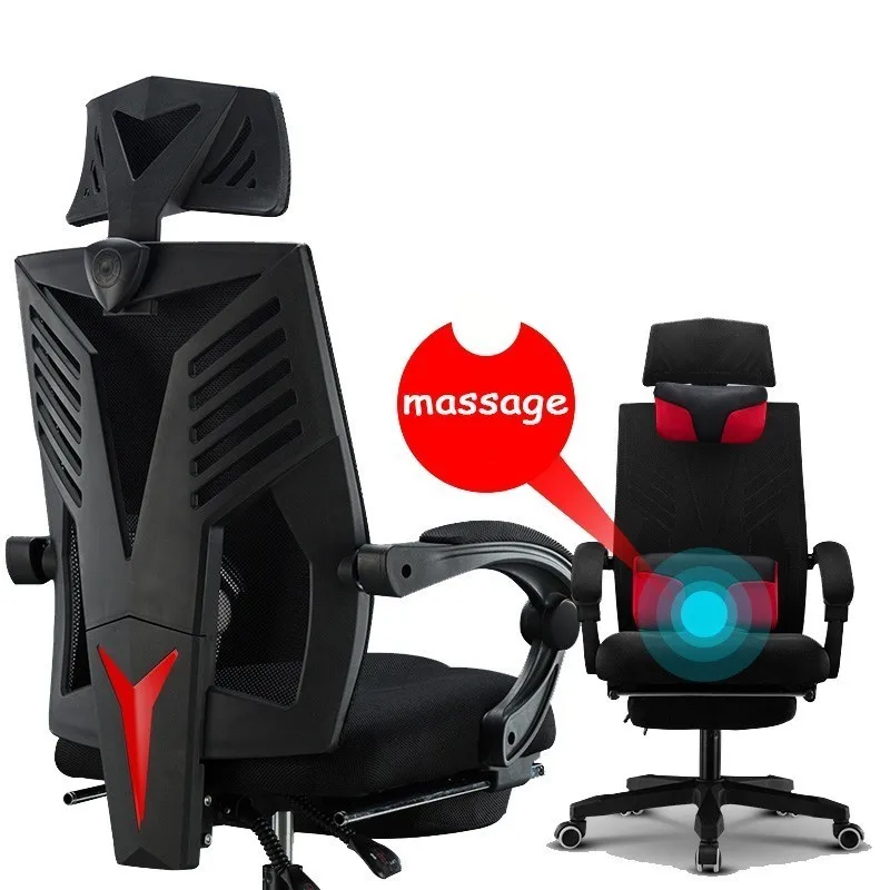 ЕС Boss Gaming Silla Gamer Esports Poltrona стул массаж может лежать с подставкой для ног искусственное кожаное колесо