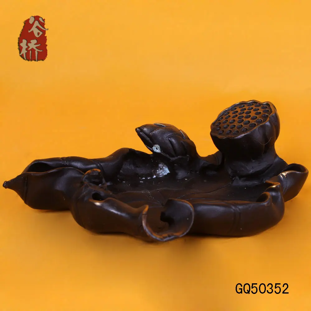 

Lotus leaf ashtray copper ashtray decoration