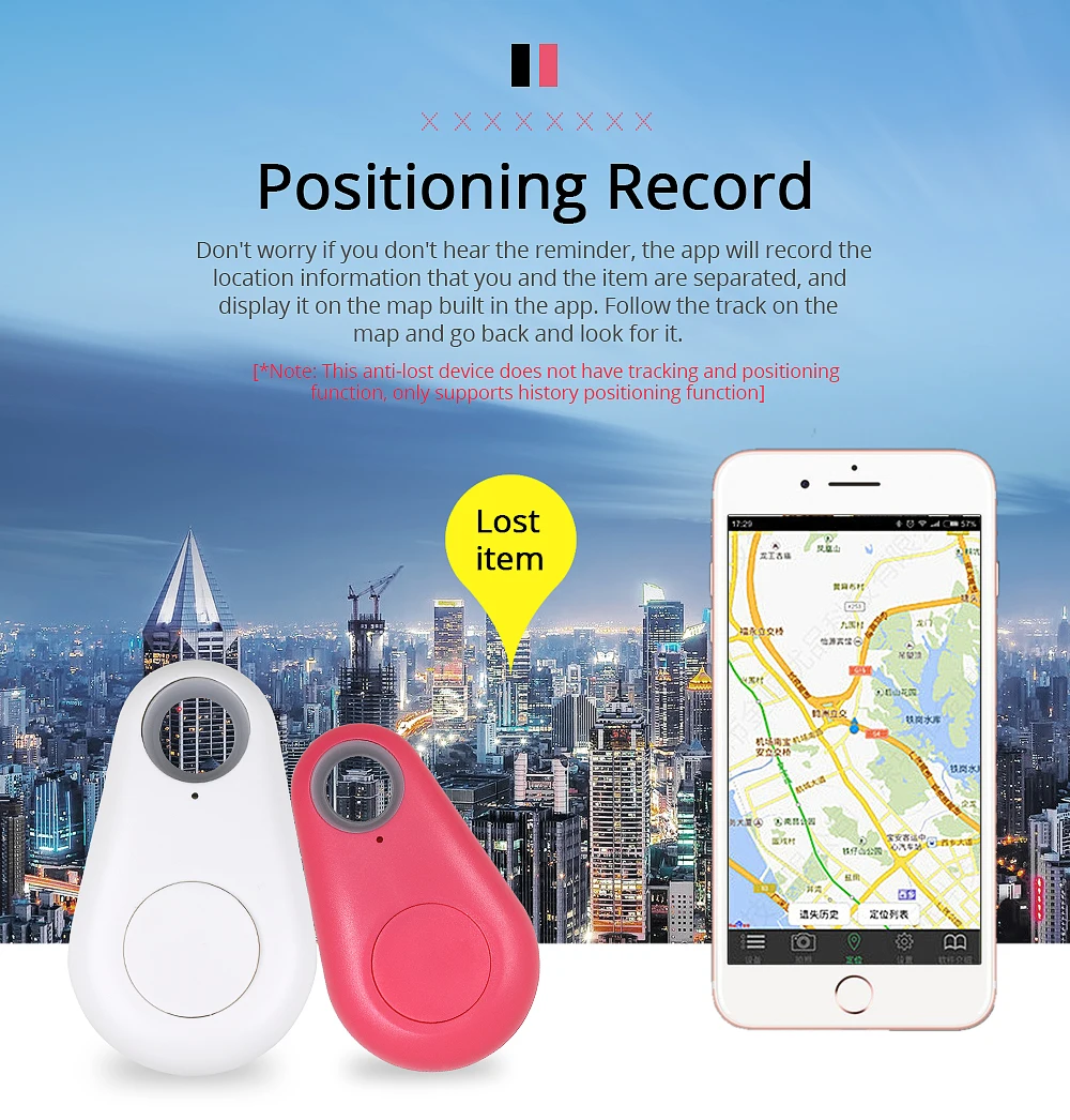 TISHRIC Hot Keyfinder Wallet Dog Cat kids GPS locator anti lost keychain Smart Search Bluetooth Tracker Tag itag Key Finder  (13)