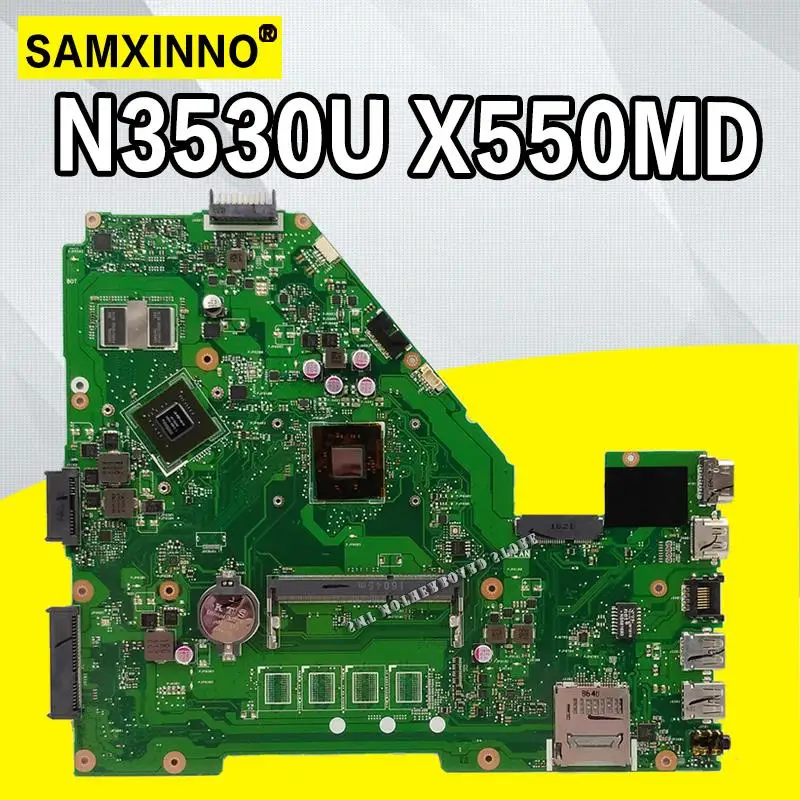 N3540 Процессор X550MD GT820M 2GB системная плата X550MD REV 2,0 для ASUS X550M X552M Y582M X550MD X550MJ материнская плата тесты Ok