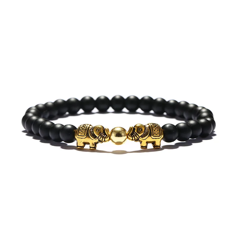 natural stone elephant bracelet (1)