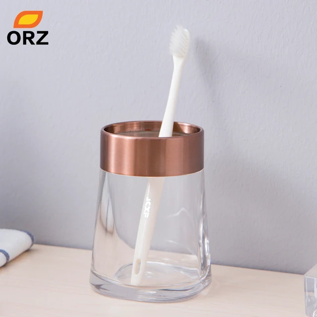 orz rose gold bathroom tumbler toothbrush holder travel cup desk flower pot makeup organizer storage bottle - Bathroom Tumbler orz rose gold bathroom tumbler toothbrush holder travel cup desk flower pot makeup organizer storage bottle - Bathroom Tumbler