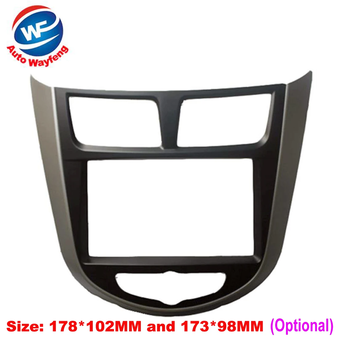 

DVD Panel Radio Fascia Frame Frames 2DIN Cars and Installation DVD Frame Fit For HYUNDAI 2010 Verna Emphasis Solaris I25