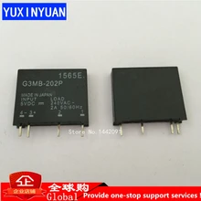 10 Pçs/lote G3MB-202P-5VDC G3MB-202P 5V DC-AC Relé SSR EM 5VDC Fora 240VAC 2A