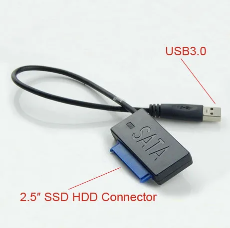 35 см USB 3.0 для 2.5 &quotSSD HDD SATA адаптер кабель передачи данных Шнур Провода жесткого