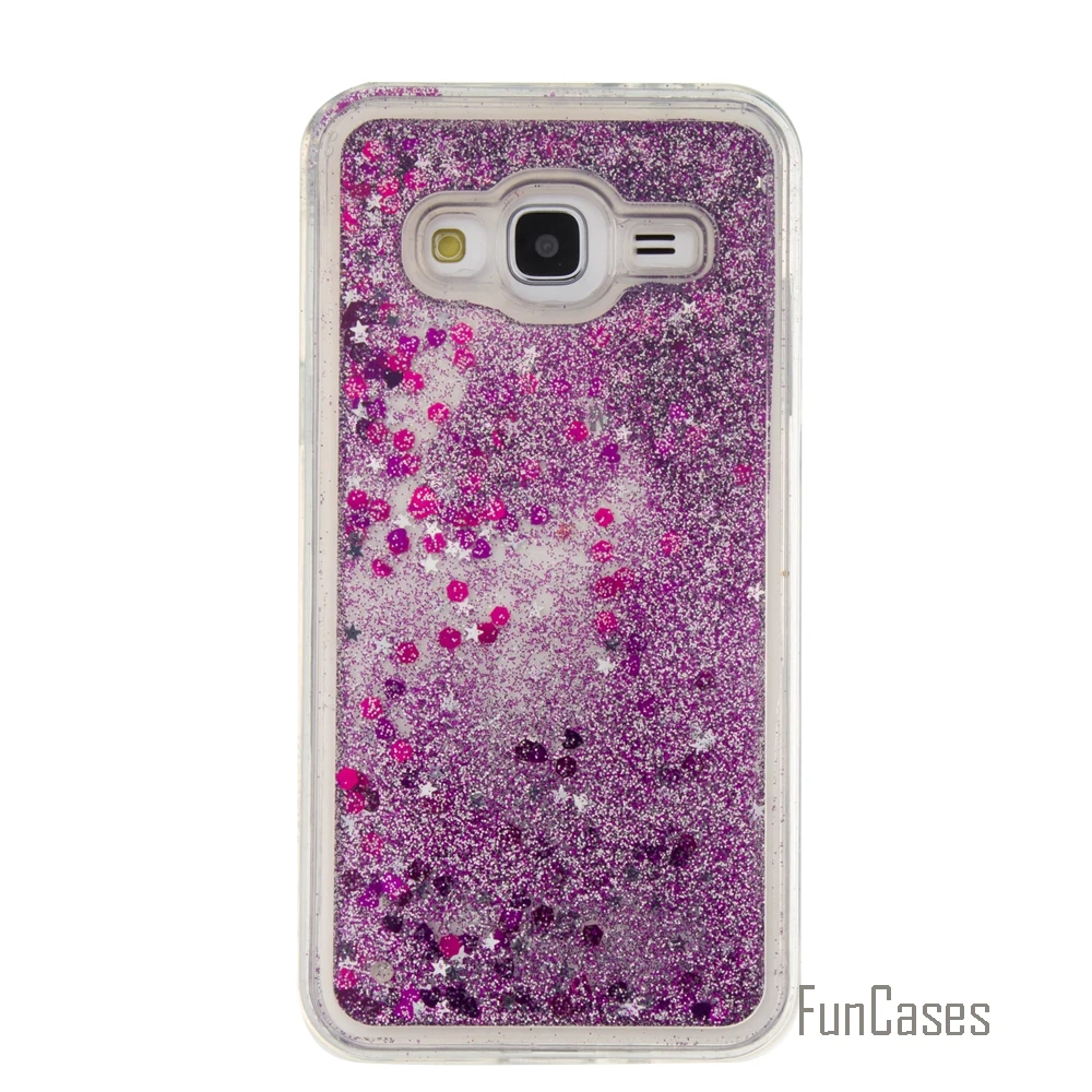 Etui Bling Love Heart Stars Soft TPU Phone Case Cover For Samsung Galaxy J5 J3 2016 Funda Quicksand Phone Cases For Samsung J510