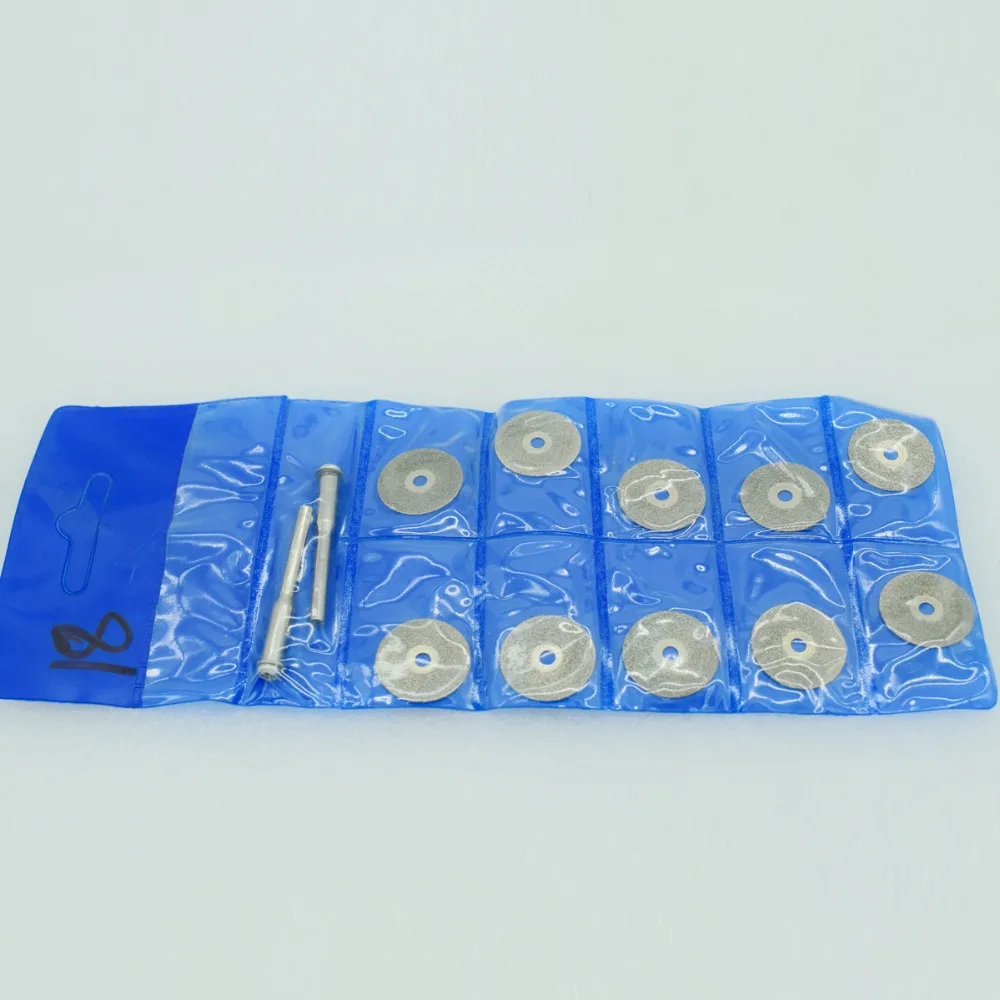 

10pcs Diamond Cut Off Wheel Coated Disc Blade Mandrel Arbor for Dremel