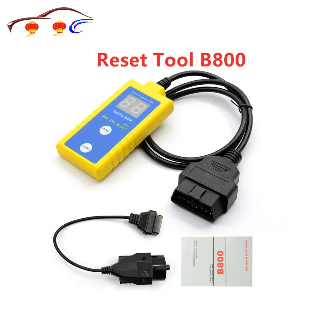 Leitor de Código de Auto Airbag Reset Tool B800 B 800 Fit E36 E46 E34