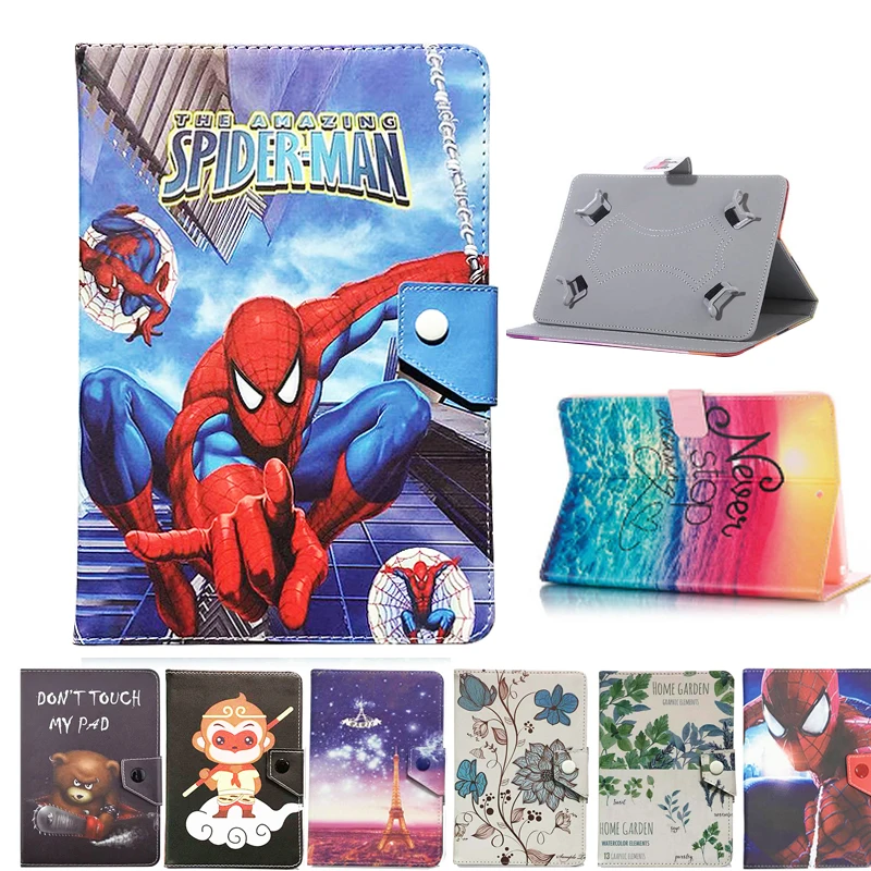 

For Lenovo tab 10 TB-X103F Tab 2 A10-70 Tab 2 A10-30 Tab3 10 Plus Tab3 10.1 inch Tablet Printed PU Leather Stand Cover Case