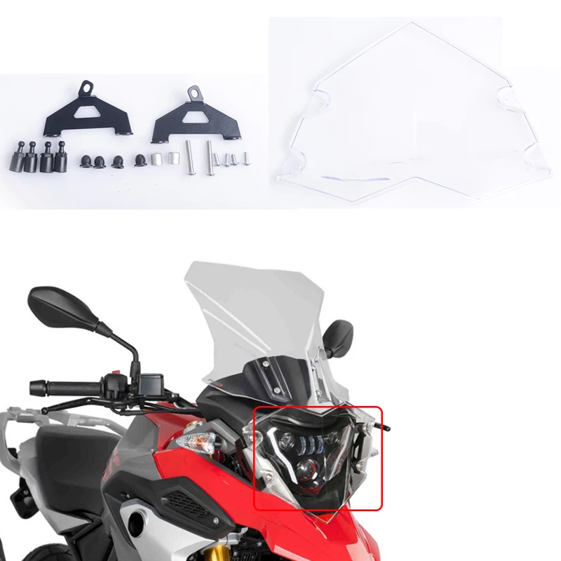 

1PCS Clear Front Headlight Guard Headlight Protector Cover For BMW G310GS 2017 2018