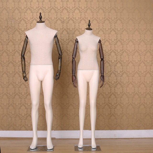 Wooden Male Mannequin, Full Body Mannequin Torso - Mannequins - AliExpress