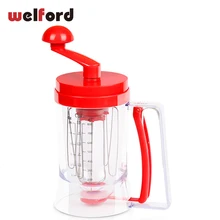 Торт делая помощник чашки кондитерский Тесто Диспенсер Meatball пресс формы ручной коленчатый торт ручной коленчатый диспенсер для масла