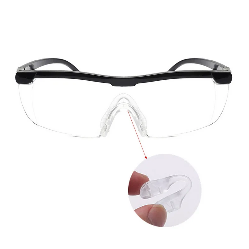 

Protable 1.6X Magnifying Glass 250 Degrees Presbyopia Eyewear Magnifying Lens Framless Reading Glasses Glasses Gift for Parents