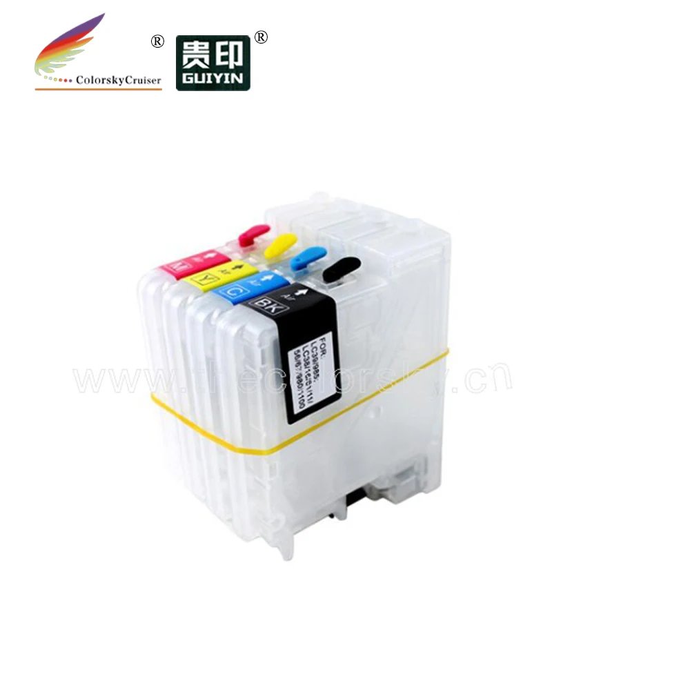 Cartucho de tinta recargable para impresora Brother, recambio de inyección  de tinta para RCB LC61, MFC 790CW, MFC 930CDN, MFC 930CDWN, MFC 5490CN, MFC  5890CN|ink cartridge|refillable ink cartridgesinkjet refill - AliExpress
