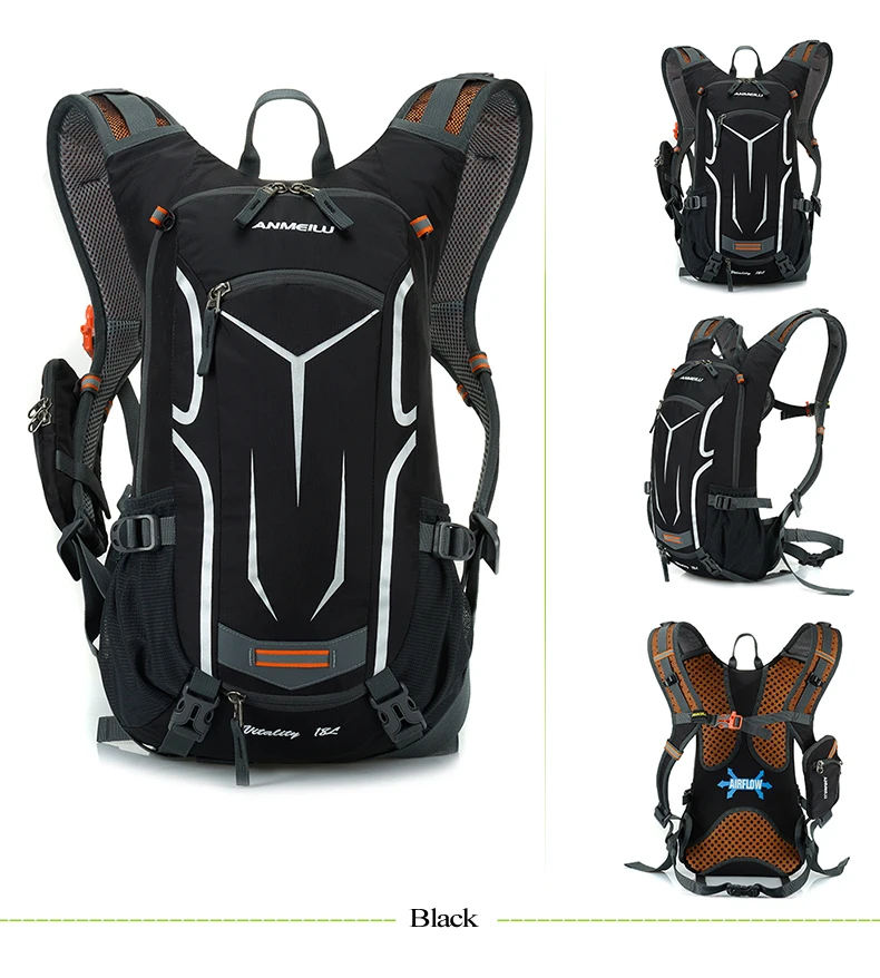 Clearance Anmeilu 18L Cycling Hydration Backpack Waterproof Nylon Bicycle Bag With Rain Cover Bike Water Bag Climbing Hiking Shoulder Pack 31 Clearance Anmeilu 18L Cycling Hydration Backpack Waterproof Nylon Bicycle Bag With Rain Cover Bike Water Bag Climbing Hiking Shoulder Pack 31