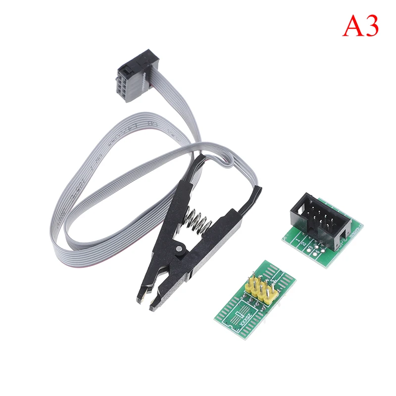 3 SOIC8 SOP8 тестовый зажим для EEPROM 93CXX/25CXX/24CXX в цепи программирования набор - Цвет: 3