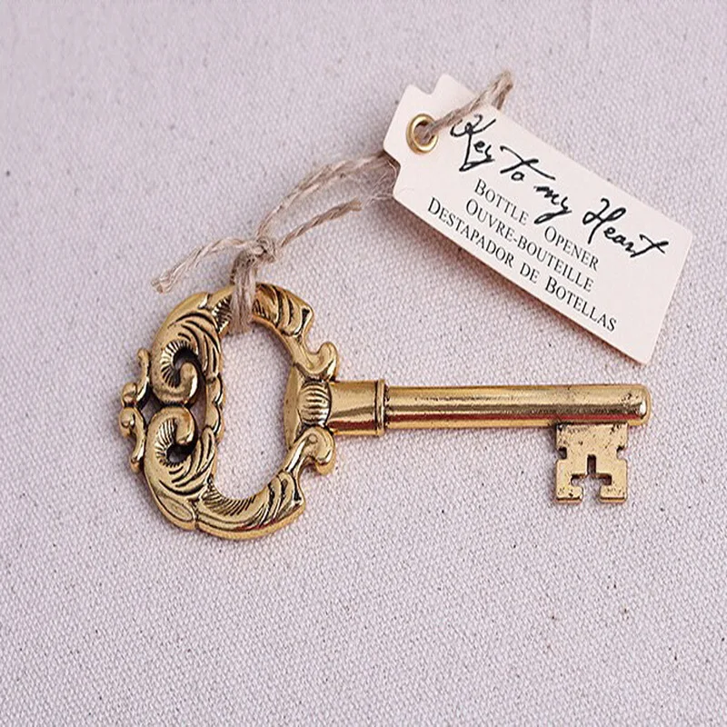

FREE SHIPPING ++Elegant Wedding Accessories"Key to My Heart" Antique Wine Bottle Openers Bridal Favor+100sets/LOT