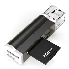 4 in 1 USB Memory Card Reader For Micro USB 2.0 Adapter for Micro SD SDHC TF M2 MMC MS PRO DUO Card Reader