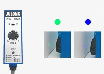 

Z3N-TB22 Color sensor Mark sensor Positioning sensor Photoelectric switch Making Machine Photoelectric Sensors Blue-green light