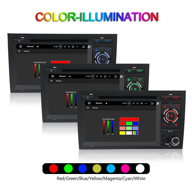 Perfect Android 9.0 2G RAM Car DVD GPS Navigator for Audi A4 GPS (2002-2008) Audi S4/RS4/8E/8F/B9/B7 car radio With GPS Bluetooth wifi 9