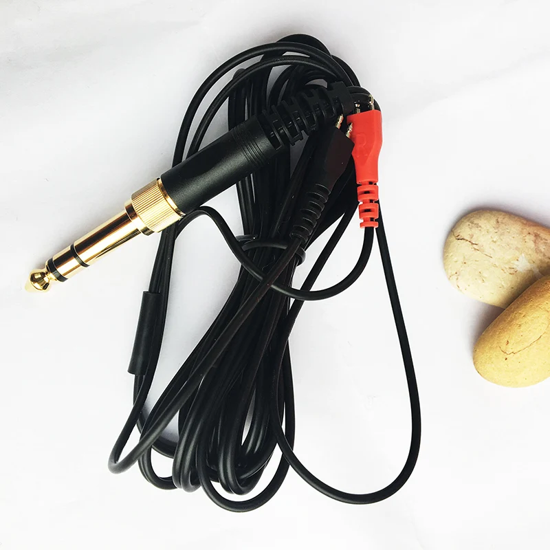 Audio Headset Cable For Sennheiser HD25 HD25 1 HD25 1 II HD25 C HD25 13 HD 25 Headphones cable line With 6 3 Plug