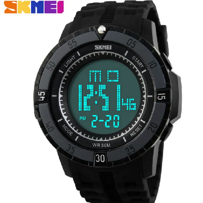 cheap price pu band chrono sports watch quartz military for menin