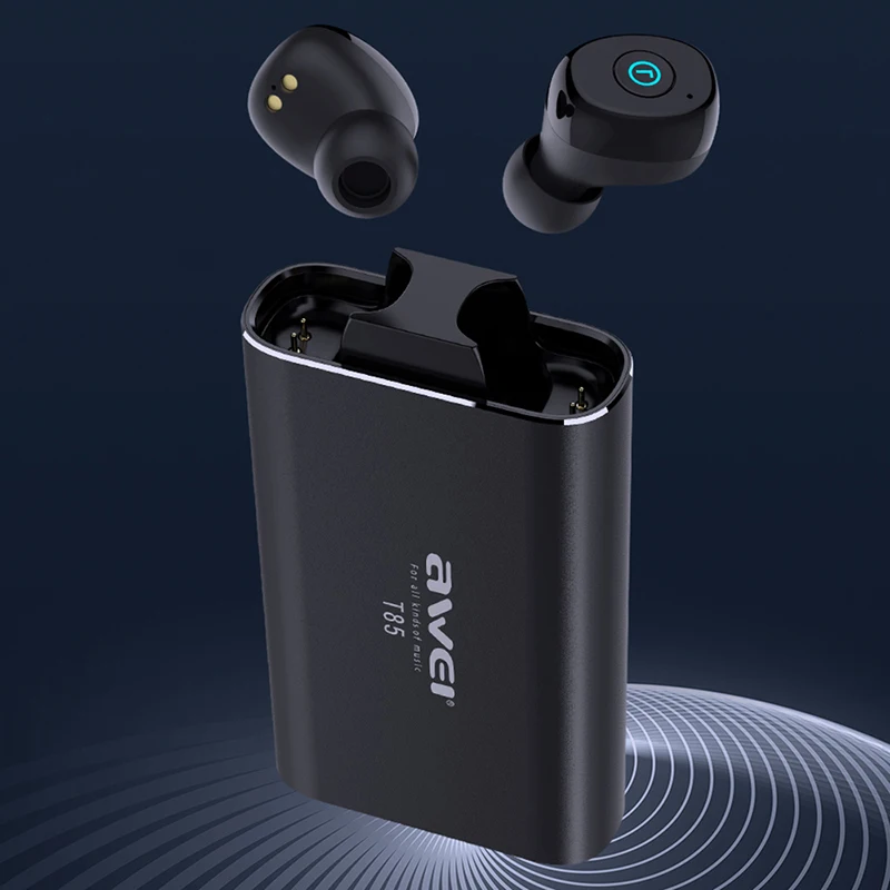 

2019 New TWS Twins True Wireless Earphones Bluetooth V5.0 In Ear Sport Earbuds IPX4 Waterproof For Running With Recharge Base