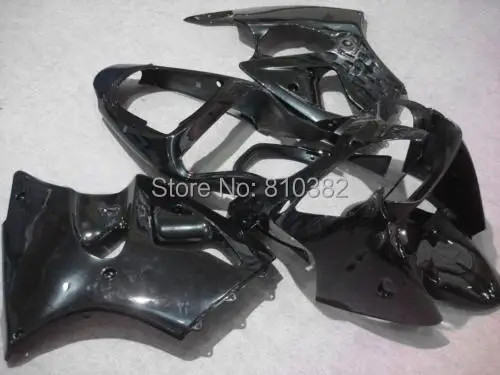 

Motorcycle Fairing kit for KAWASAKI Ninja ZX6R 00 01 02 ZX6R 636 2000 2001 2002 All gloss black Fairings set +7 gifts SL68