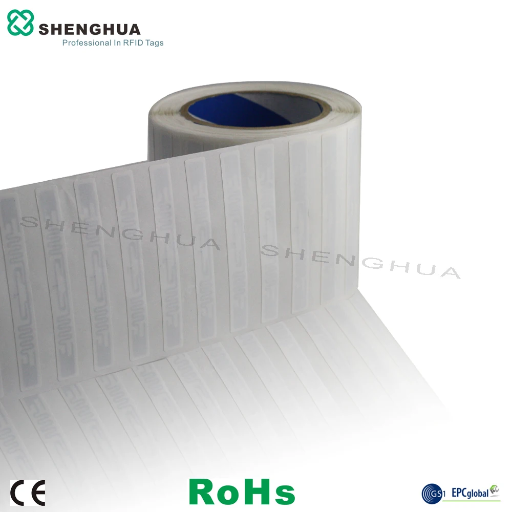 1000 шт./roll низкая стоимость пассивной склад managenment UHF RFID Стикеры label Стикеры теги для библиотека книжной отслеживание файлов