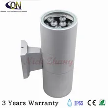 Вверх и Подпушка 18 Вт светодиодный настенный светильник AC85-265V напольный светильник настенный Водонепроницаемый IP65 Светодиодный прожектор пол сад Двор свет