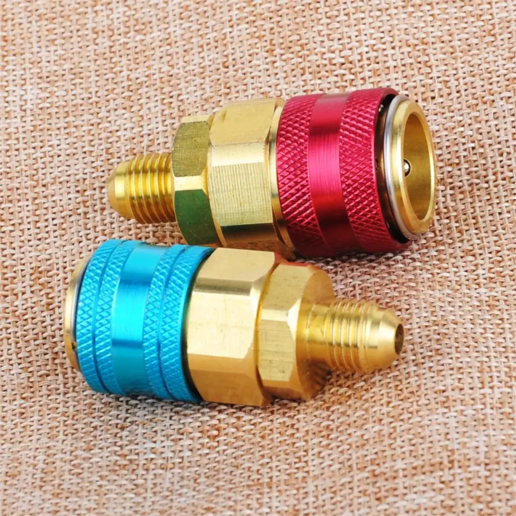 CITALL 2pcs R134a New Car Auto Low / High Side AC Manifold Quick