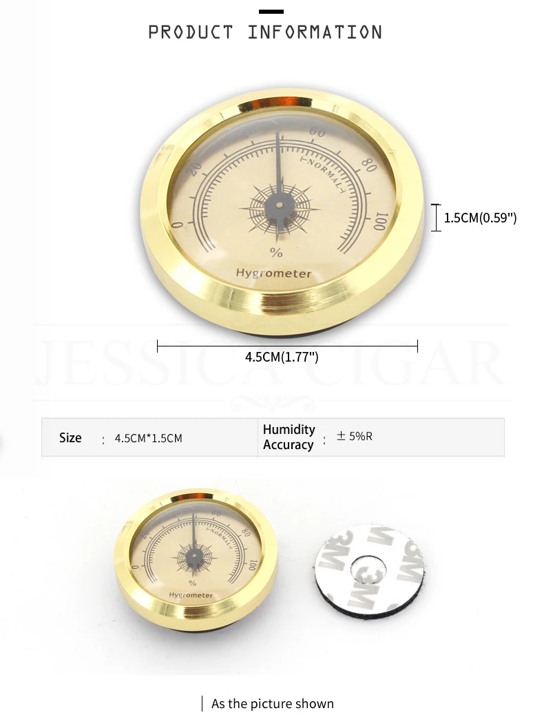 GALINER Профессиональный сигары гигрометр точные мини портативные механические гигрометры для сигар аксессуары для хьюмидора