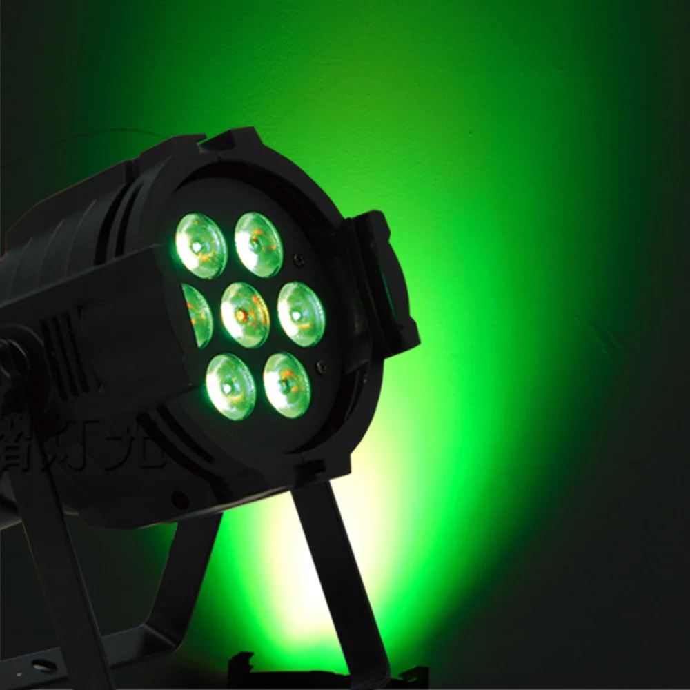 

RGBW LED Par Stage Lights with DMX Master Slave Sound activated for DJ Party Disco Power plug