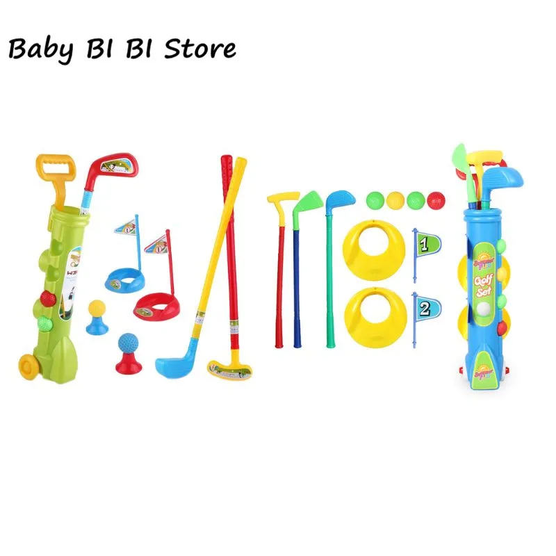 

1 Set Children Sports Mini Simulation Golf Club Set Outdoor Indoor Parent-child Interactive Fitness Toys for Boys Girls