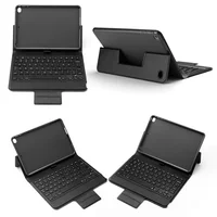 ipad mini Case 4.0 מקלדת Bluetooth אלחוטית עבור iPad Mini 5 / iPad מיני 4, Folio עור פרימיום PU Flip Cover עם 7 Blacklight צבע (5)