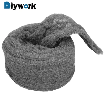 

DIYWORK Steel Wire Wool New Grade Dust Remover 4.5m Glass Cleaning For Polishing Cleaning 0000# Non Crumble
